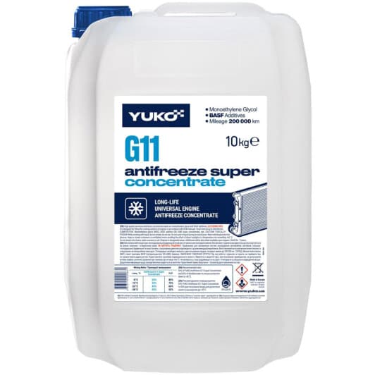 Концентрат антифриза Yuko Super G11 синий
