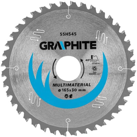 Круг отрезной Graphite 55H545 165 мм