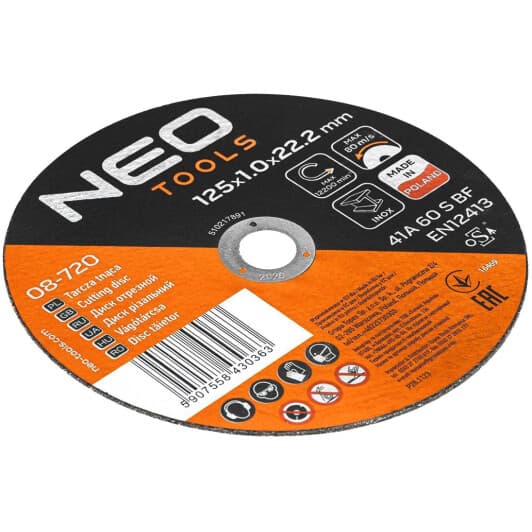 Круг отрезной Neo Tools 08-720 125 мм