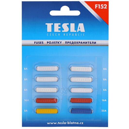 Набір запобіжників TESLA BLATNA Continental F152.000.000 FC 10 шт.