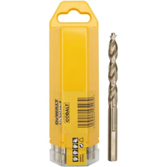 Набор сверл DeWALT спиральных по металлу Extreme Industrial Cobalt DT4940 9 мм 10 шт.