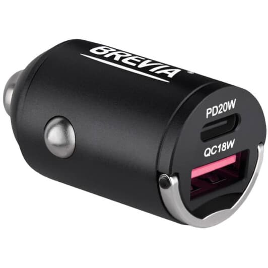 USB зарядка в авто Brevia ePower NanoMetal 46038CAMB