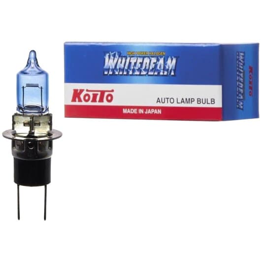 Автолампа KOITO Whitebeam H3C PK22s 50 W прозрачно-голубая 0753W