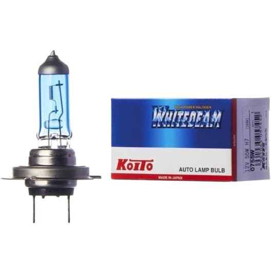 Автолампа KOITO Whitebeam H7 PX26d 55 W прозрачно-голубая 0755W