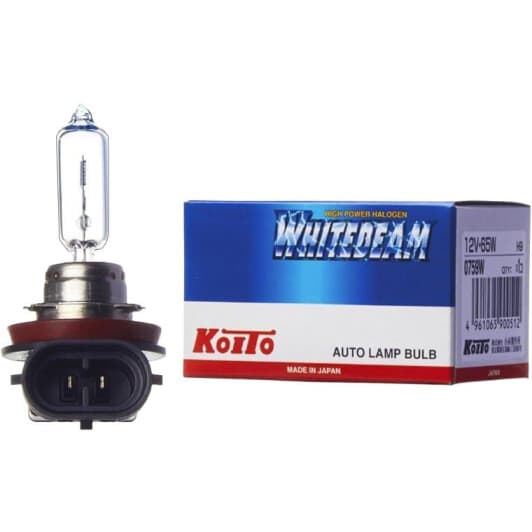 Автолампа KOITO Whitebeam H9 PGJ19-5 65 W прозрачная 0759W