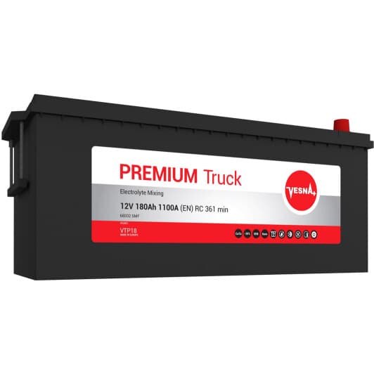 Аккумулятор Vesna 6 CT-180-L Premium Truck 441612