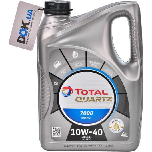 Total Quartz 7000 Energy 10W-40 (4 л) моторна олива