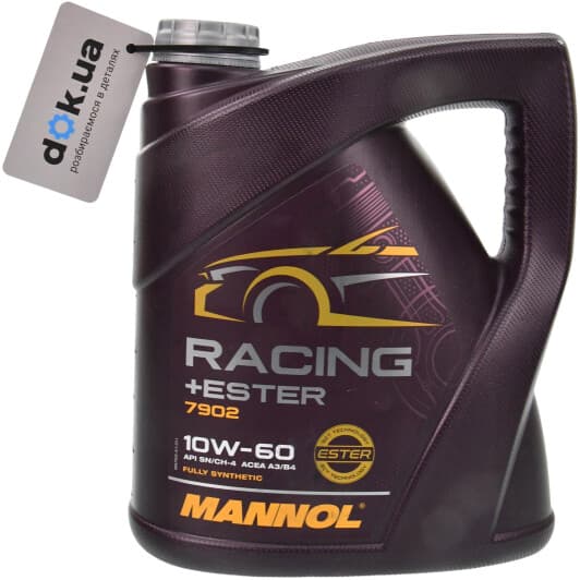 Mannol Racing + Ester 10W-60 (4 л) моторное масло