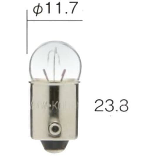 Автолампа KOITO G10 BA9s 1,5 W прозрачная 1255