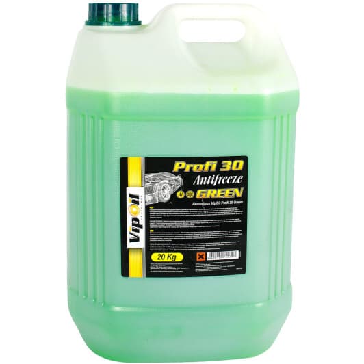 VIPOIL Profi 30 G11 зелений -24 °C, 20 л (701251) готовий антифриз
