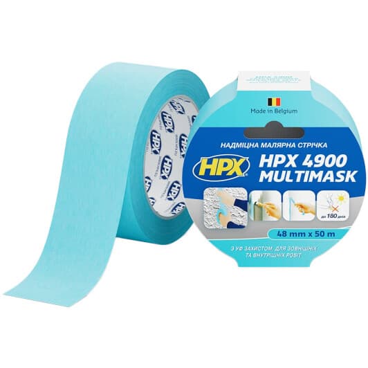 Малярний скотч HPX 4900 MultiMask EW5050 на паперовій основі 48 мм x 50 м