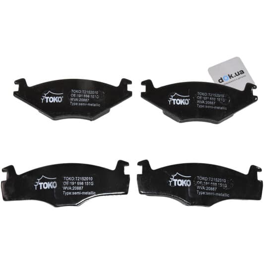 T2152010 TOKO Гальмівні колодки