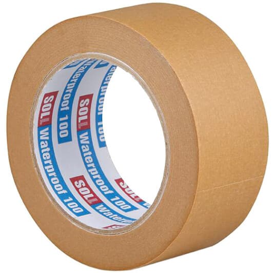 Малярний скотч SOLL Waterproof SOLW4845 на паперовій основі 48 мм x 45 м