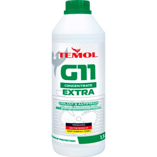 Концентрат антифризу TEMOL Extra G11 зелений