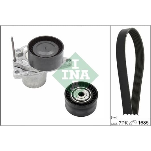 529024610 INA Комплект поліклинового ременя для Nissan X-Trail