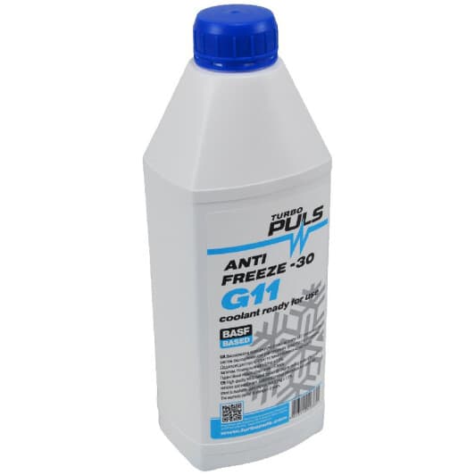 Turbo Puls G11 синий -30 °C 1 л TPB-1 готовый антифриз