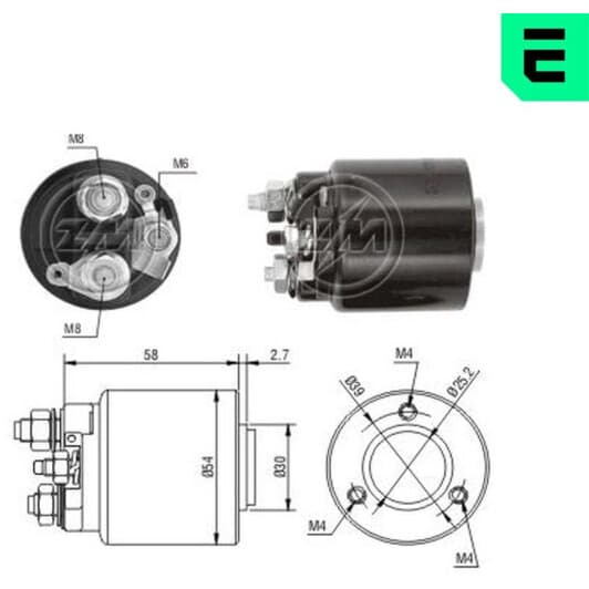 ZM591 ERA Тяговое реле стартера