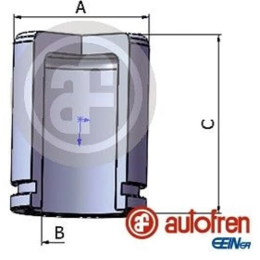 d025770 Autofren Seinsa Поршень тормозного суппорта