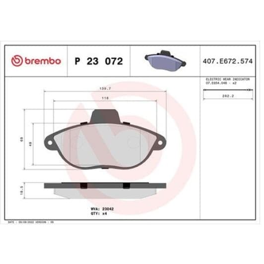 363700209054 Magneti Marelli Гальмівні колодки
