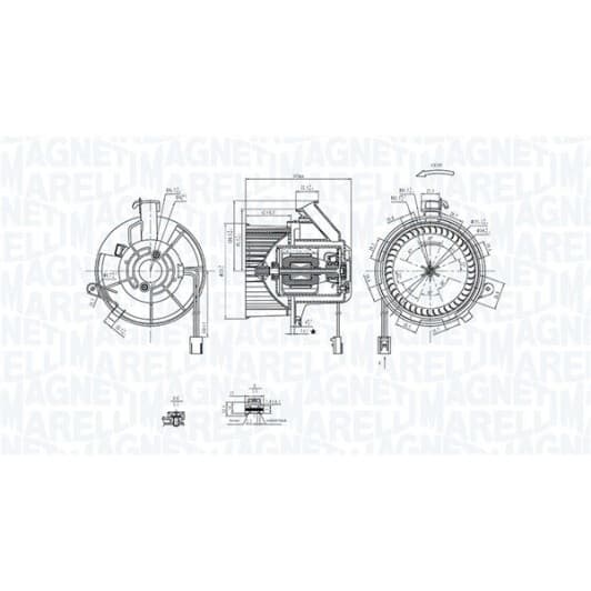 069412290010 Magneti Marelli Вентилятор салона