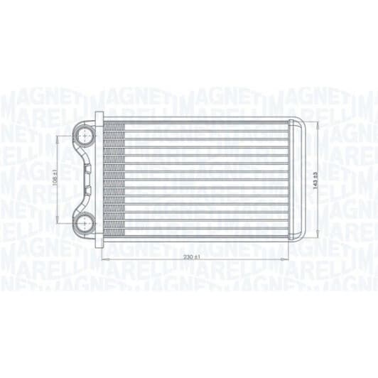 350218472000 Magneti Marelli Радиатор печки