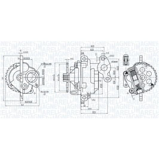 351516000011 Magneti Marelli Оливний насос