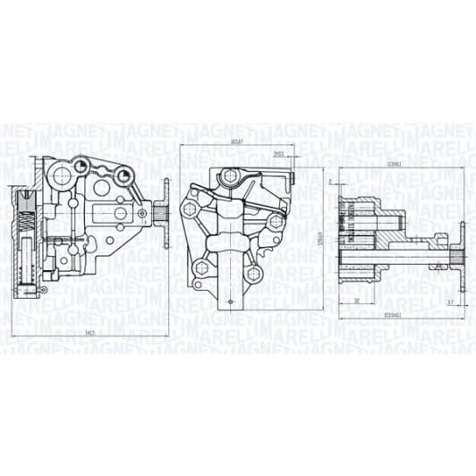 351516000020 Magneti Marelli Оливний насос