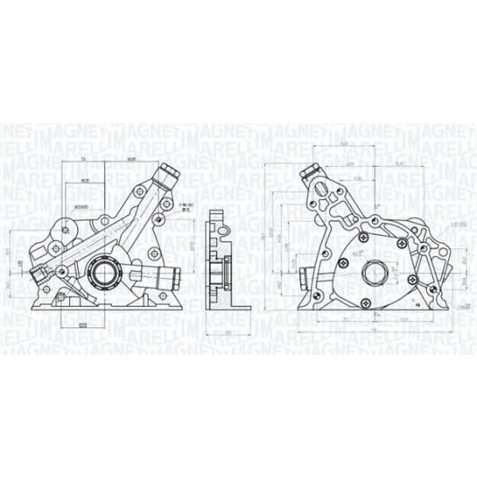 351516000024 Magneti Marelli Масляный насос