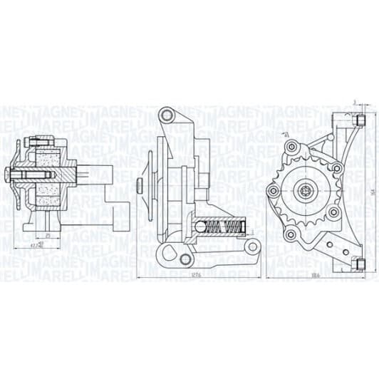 351516000029 Magneti Marelli Масляный насос