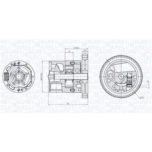 351516000038 Magneti Marelli Оливний насос