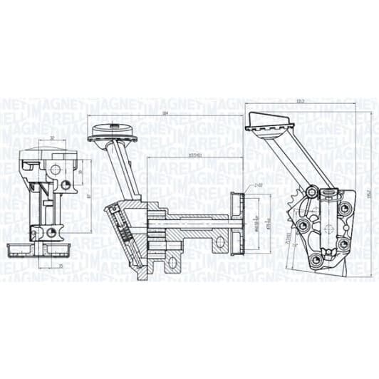 351516000043 Magneti Marelli Оливний насос