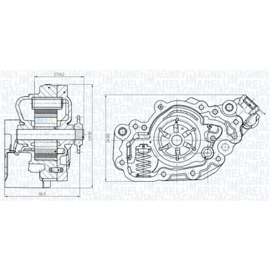 351516000082 Magneti Marelli Оливний насос