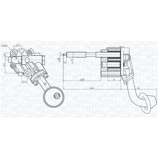 351516000057 Magneti Marelli Масляный насос