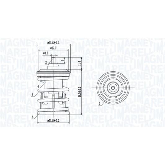 352317005090 Magneti Marelli Термостат