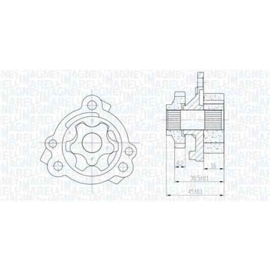 351516000111 Magneti Marelli Оливний насос