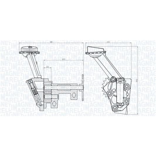 351516000144 Magneti Marelli Оливний насос