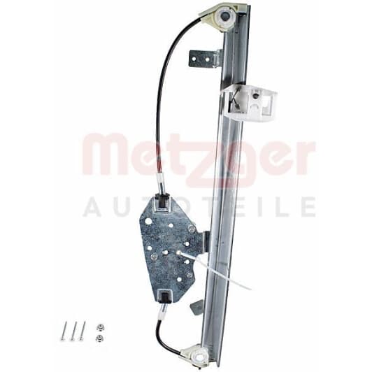 2160228 Metzger Стеклоподъемник для Renault Modus
