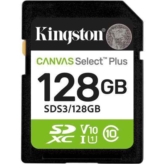 Карта пам’яті Kingston Canvas Select Plus SD 128 ГБ
