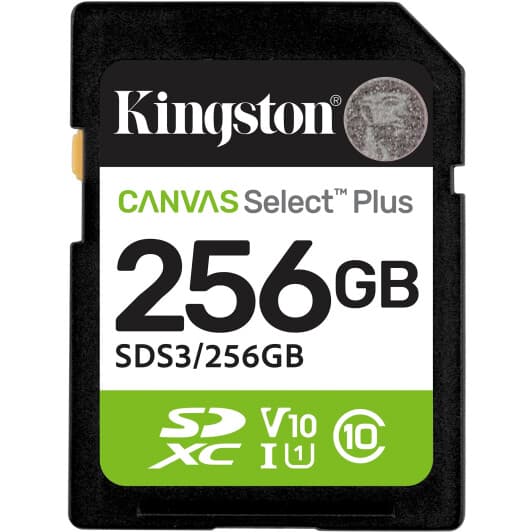 Карта пам’яті Kingston Canvas Select Plus SD 256 ГБ