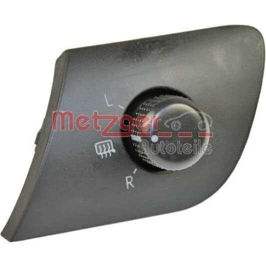 0916370 Metzger Кнопка регулировки наружного зеркала для Skoda Fabia