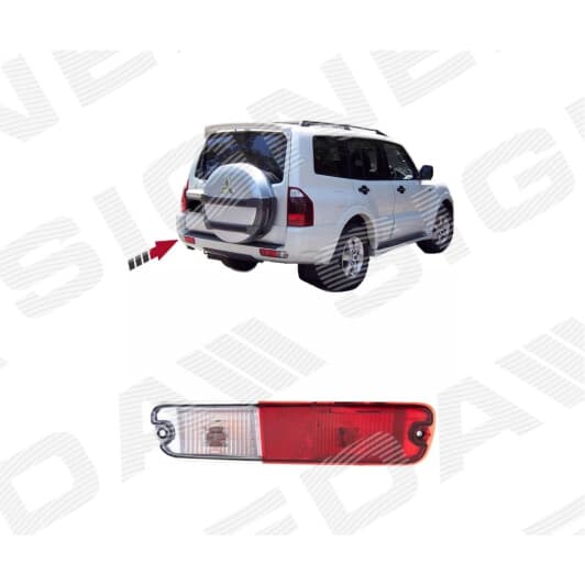 ZMB1994L Signeda Задній ліхтар для Mitsubishi Pajero