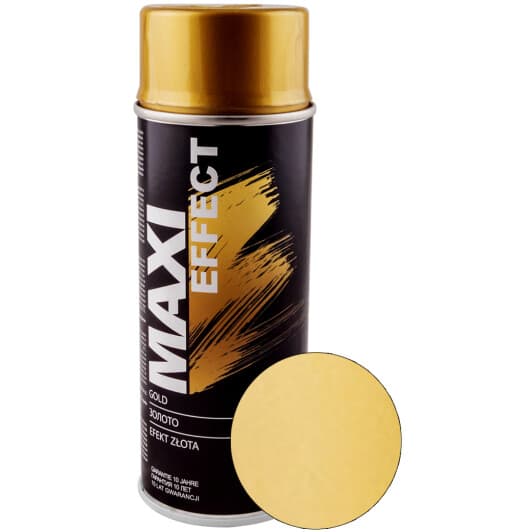Аэрозольная краска Maxi Color желто-золотая 400 мл