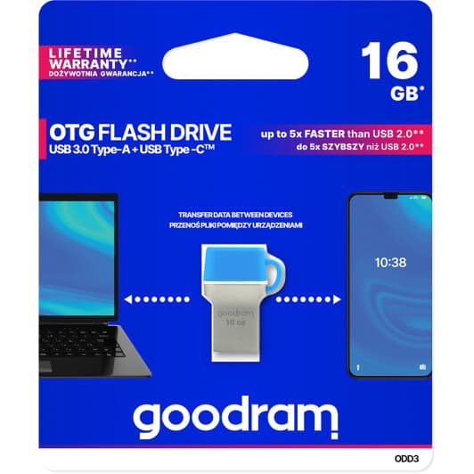 Флешка Goodram ODD3 16 ГБ (ODD3-0160B0R11)