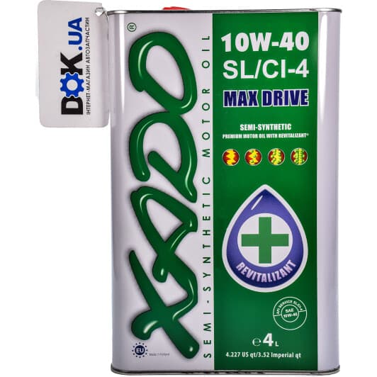Xado Atomic Oil SL/CI-4 10W-40 (4 л) моторное масло