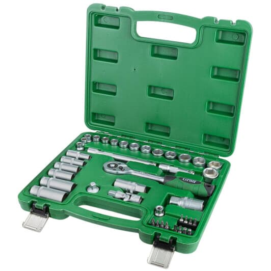 Набір бит та торцевих головок з тріскачкою Grad 6004105 35 шт.