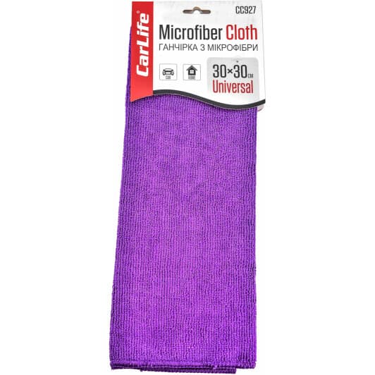 Салфетка Carlife CC927 микрофибра 30х30 см