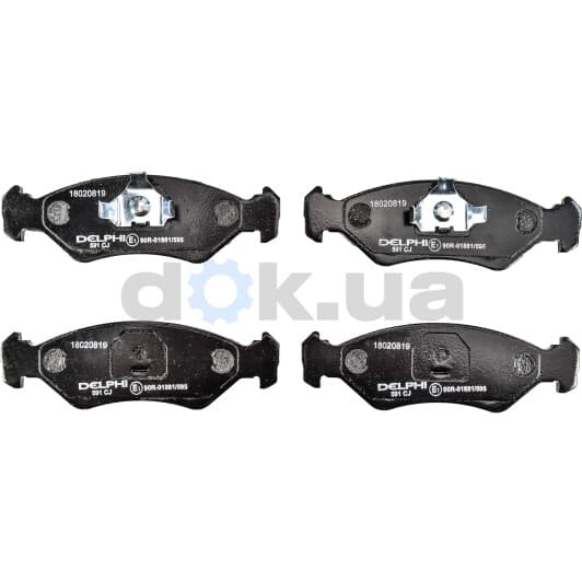 LP591 Delphi Тормозные колодки