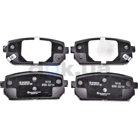 0 986 494 400 Bosch Тормозные колодки для Kia Carens
