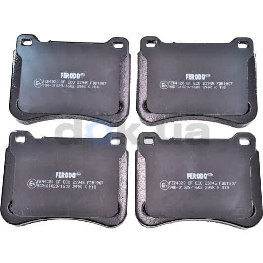 FDB1907 Ferodo Тормозные колодки