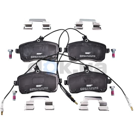 FDB1725 Ferodo Тормозные колодки для Peugeot 407